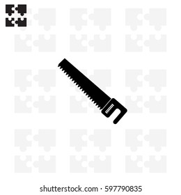 Pictogram saw icon..
