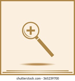 Pictogram of search