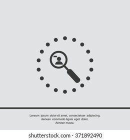 Pictogram of search