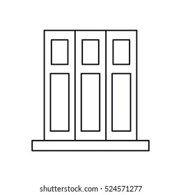 pictogram set book folder office elements design