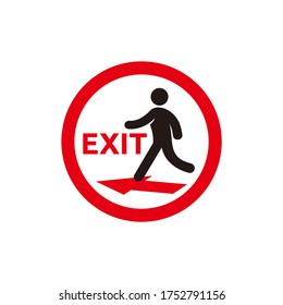 pictogram someone finds a way out
