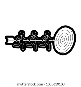 pictogram teamwork design