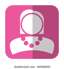 pictogram woman icon