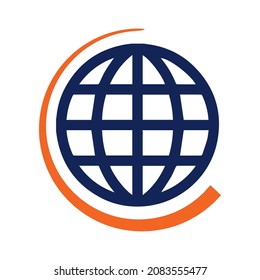 Pictogram of World Map. EPS 8 supported.