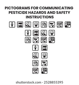 Pictogramas para comunicar los peligros de los plaguicidas e instrucciones de seguridad