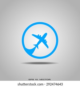Pictograph of airplane