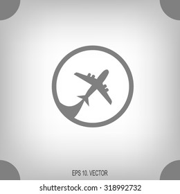 Pictograph of airplane