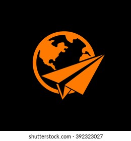 Pictograph of airplane