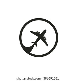 Pictograph of airplane