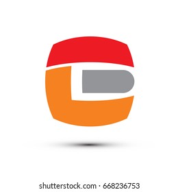 Pictograph of alphabet logotype letter e and c for template logo, icon, and identity vector designs