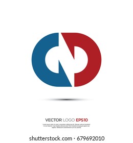 Pictograph of alphabet logotype letter G, N, D  for icon, logo and identity designs