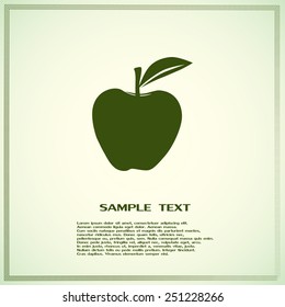 Pictograph of apple