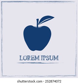 Pictograph of apple
