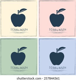 Pictograph of apple