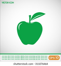 Pictograph of apple