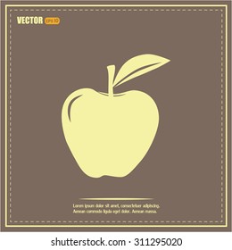 Pictograph of apple