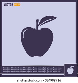 Pictograph of apple