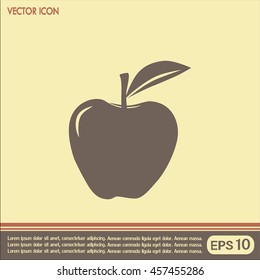 Pictograph of apple