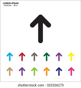 Pictograph of arrow