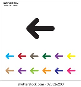Pictograph of arrow