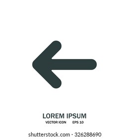 Pictograph of arrow
