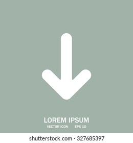 Pictograph of arrow