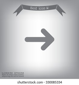 Pictograph of arrow