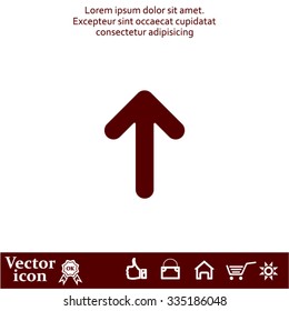 Pictograph of arrow