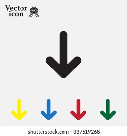 Pictograph of arrow
