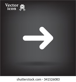 Pictograph of arrow