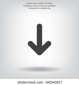 Pictograph of arrow