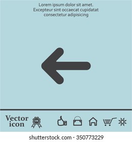 Pictograph of arrow