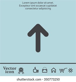 Pictograph of arrow