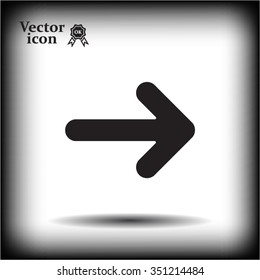Pictograph of arrow