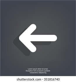 Pictograph of arrow