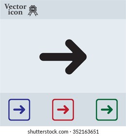 Pictograph of arrow