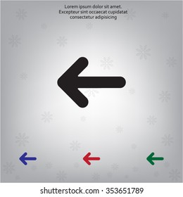 Pictograph of arrow