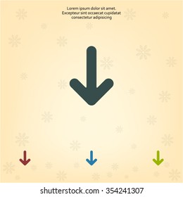 Pictograph of arrow