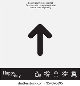 Pictograph of arrow