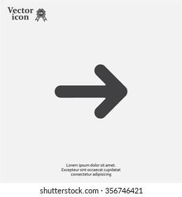 Pictograph of arrow