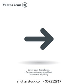 Pictograph of arrow