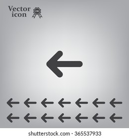 Pictograph of arrow