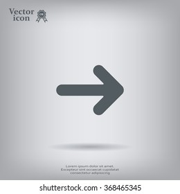 Pictograph of arrow