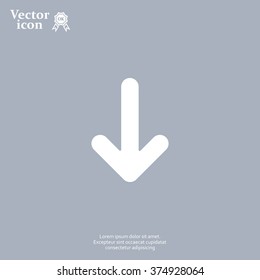 Pictograph of arrow