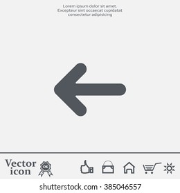 Pictograph of arrow