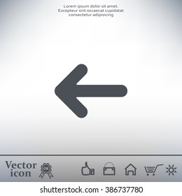 Pictograph of arrow
