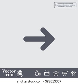 Pictograph of arrow