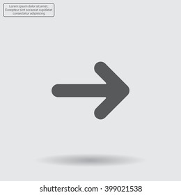 Pictograph of arrow