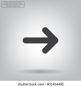 Pictograph of arrow