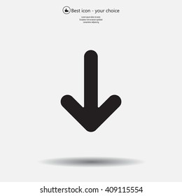 Pictograph of arrow
